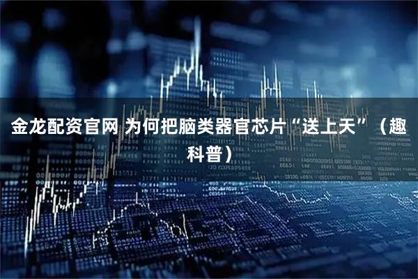 金龙配资官网 为何把脑类器官芯片“送上天”(趣科普)