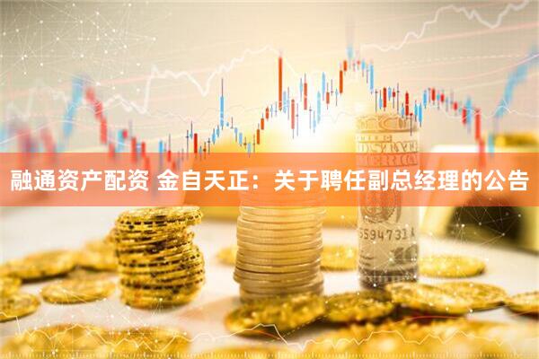 融通资产配资 金自天正：关于聘任副总经理的公告